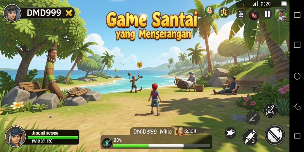 Screenshot gameplay <strong>DMD999</strong> menunjukkan keseruan dan warna-warni permainan.
