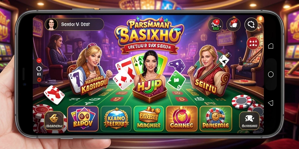 Tampilan gameplay Kasino yang mengasyikkan di HARAPJP.