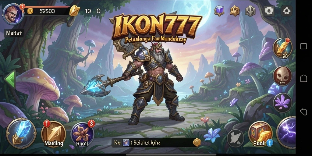 Gameplay mendebarkan di dunia fantasi IKON777.