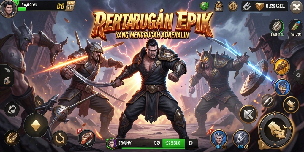 Tampilan seru pertarungan di RAJATOGEL yang mendebarkan.